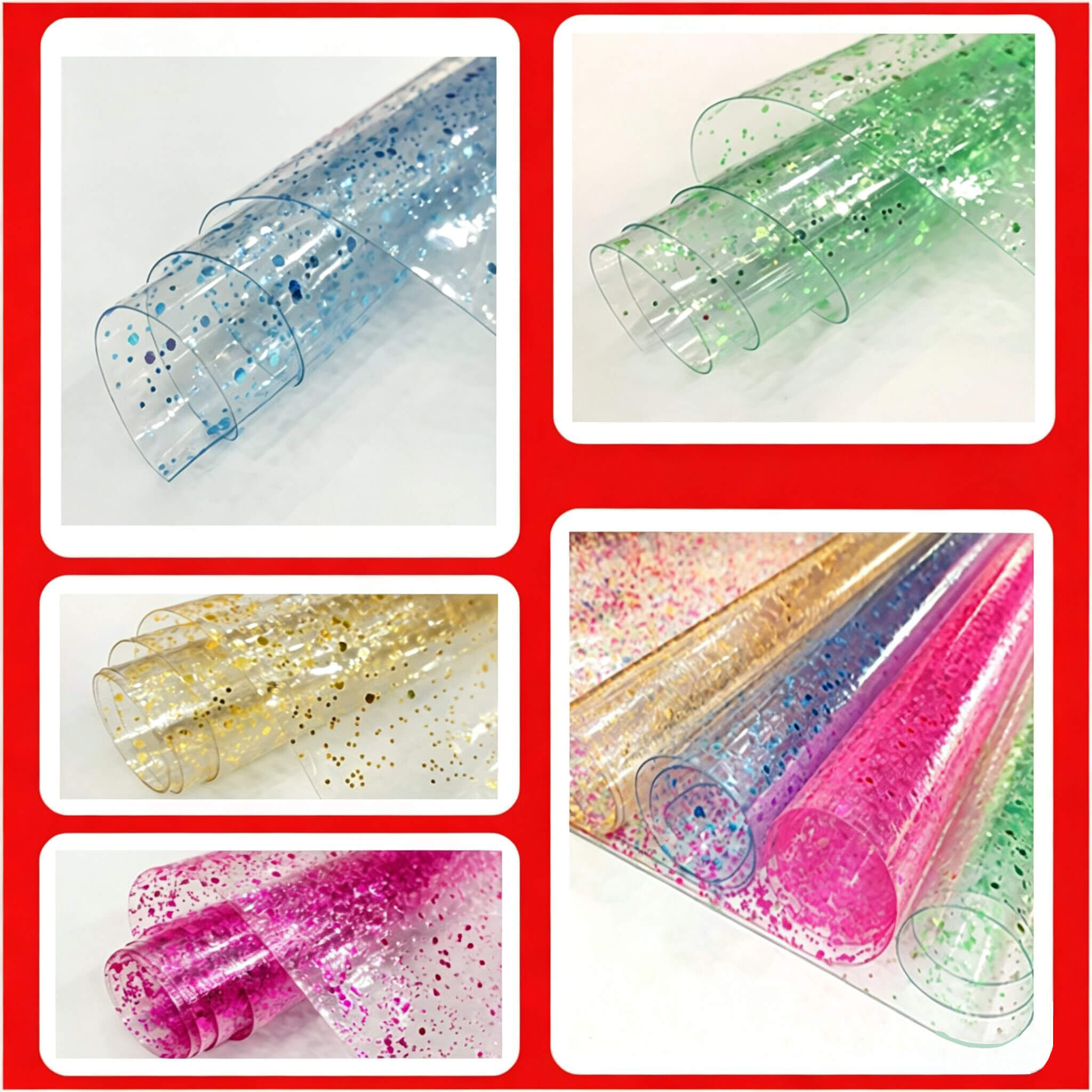 Sequin Sheer PVC PVC Fabric Wholesale Supplier 2